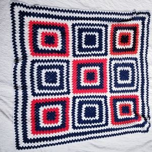 Handmade Granny Square Crochet Blanket